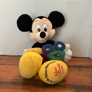 Mickey Mouse 2000 Millennium Stuffed Animal, Y2K Disney Classic Collectible
